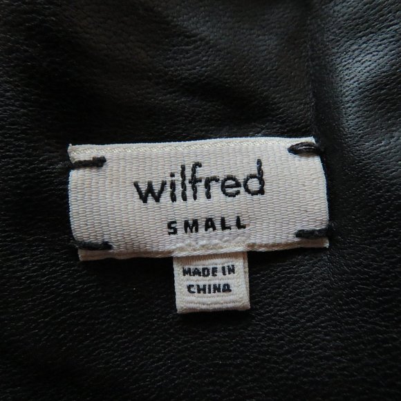 ARITZIA WILFRED Daria Black Faux Leather Leggings - Size S - Picture 14 of 15